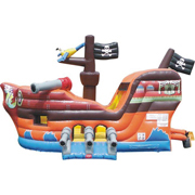 inflatable pirate ship water slide